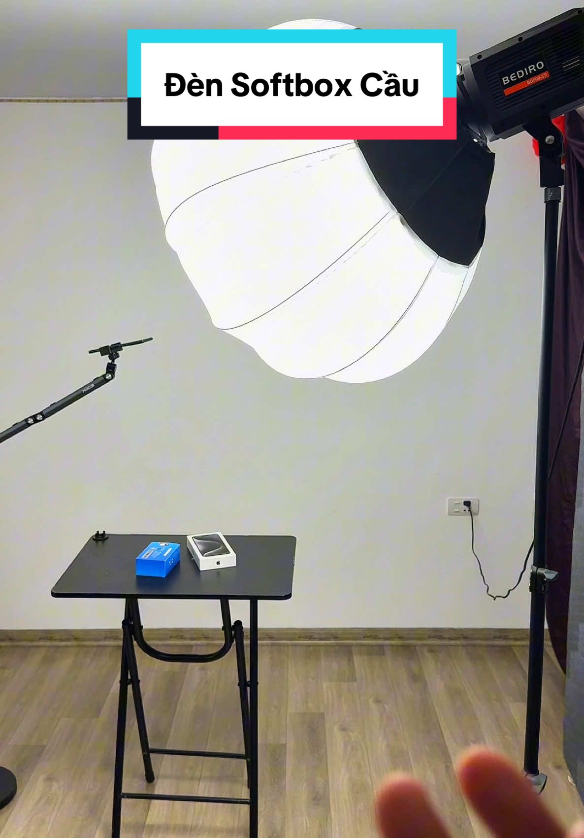 Đèn softbox cầu siêu sáng #densoftbox #dentrosang #denquayvideo #denstudio #264tech 