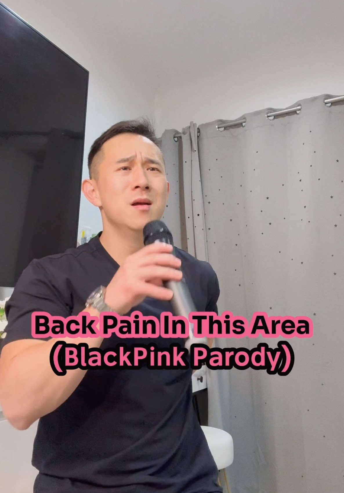Back pain in this area 🫠 (Blackpink)  #comedy #parody #blackpink 