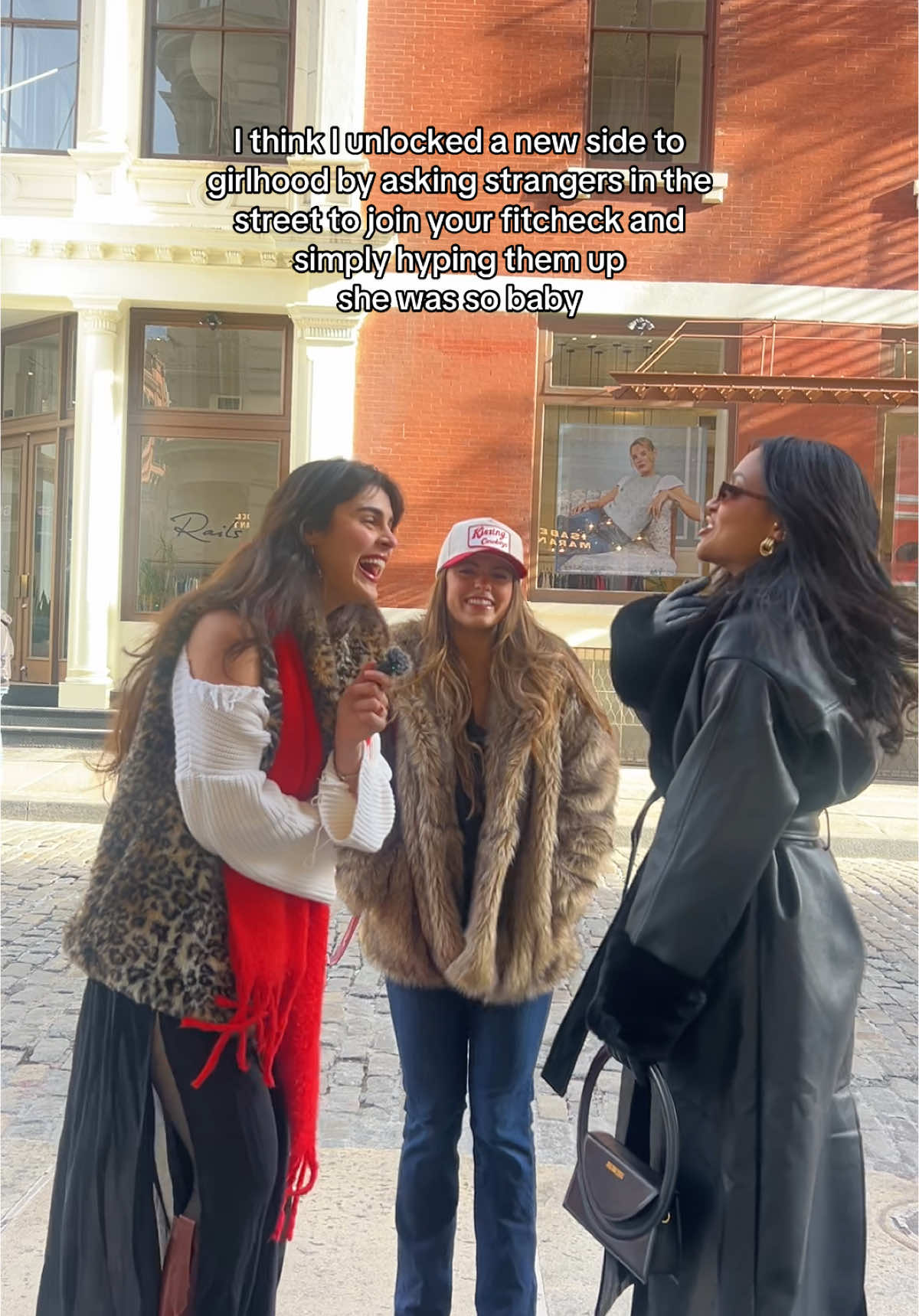 This is so fun I love being a girl @isy @Gosuami  #girlhood #StreetFashion #streetinterview #nyc #soho #fashion #styleinspo #girls 