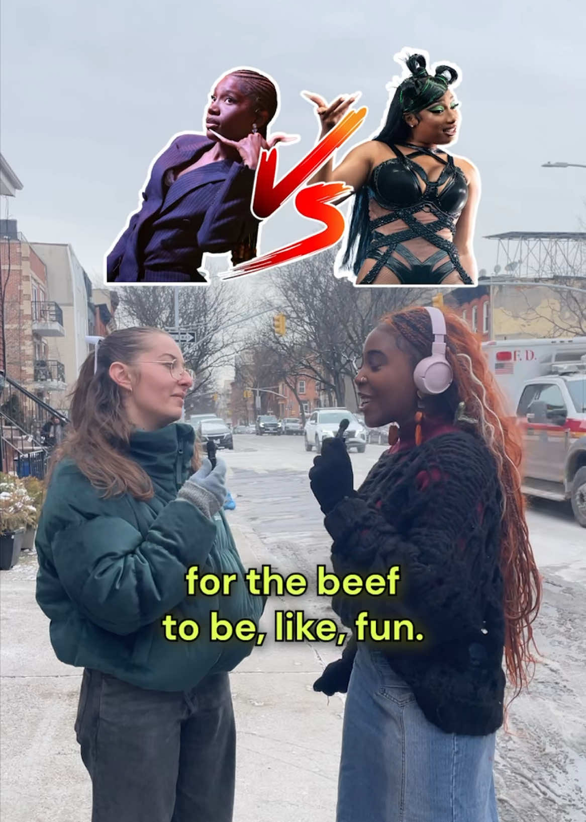 Tyler the Creator vs. Zack Fox .. Doechii vs. Meg?? We’re here for it. 🎙️: @Éss | The Creative Girl🧚🏾‍♀️  #genz #publicinterview #battlerap #doechii #tylerthecreator #zackfox