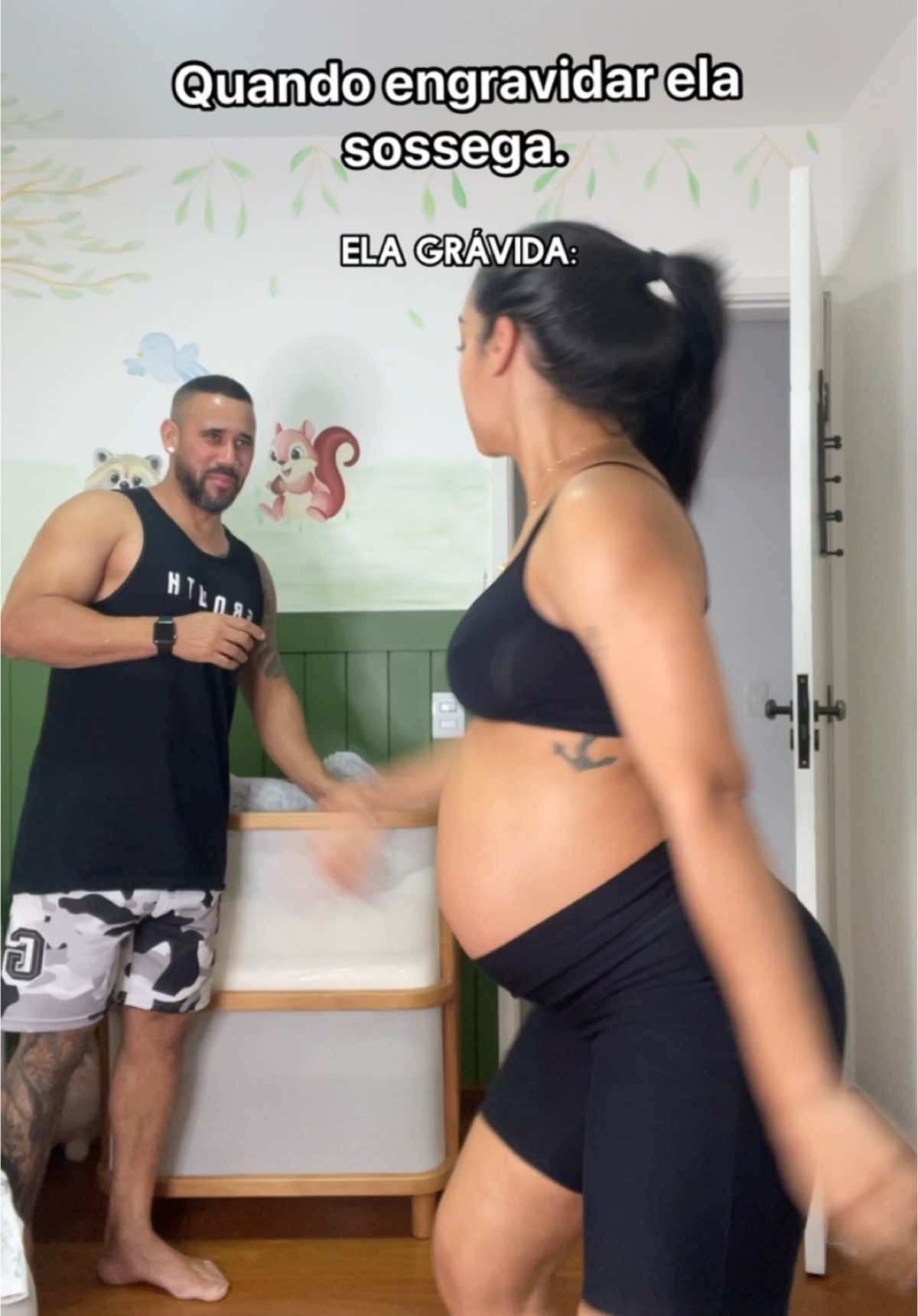 Um mês e meio pro vento nascer e olha à disposição da mamãe 😍