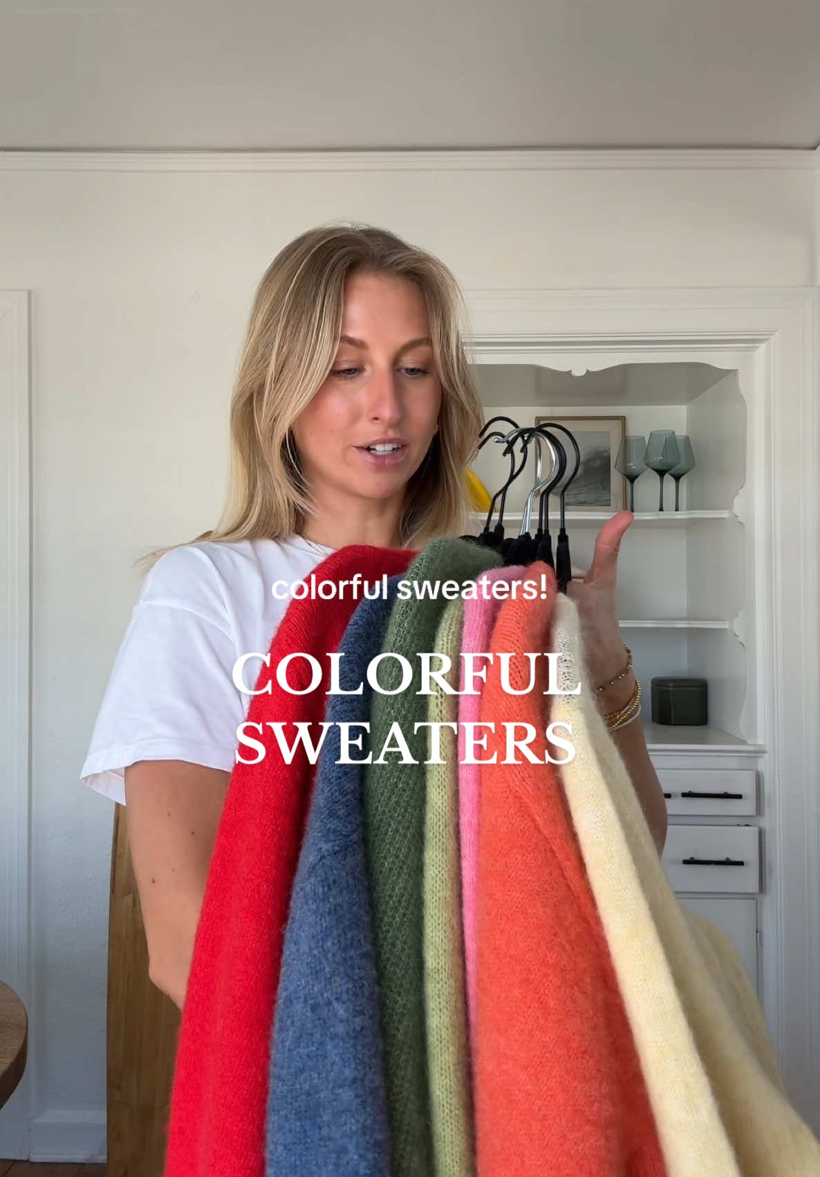 spring sweaters!!! (I’m weird and keep my tags on things for far too long lol) // @Sézane @DAILYDR!LLS @Z SUPPLY @White Fox Boutique // #springfashion #springsweaters #colorfulsweater 