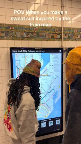 We made a sweat suit inspired by the train map #stockedup #stockedup15 #fy #fashion #streetwear 