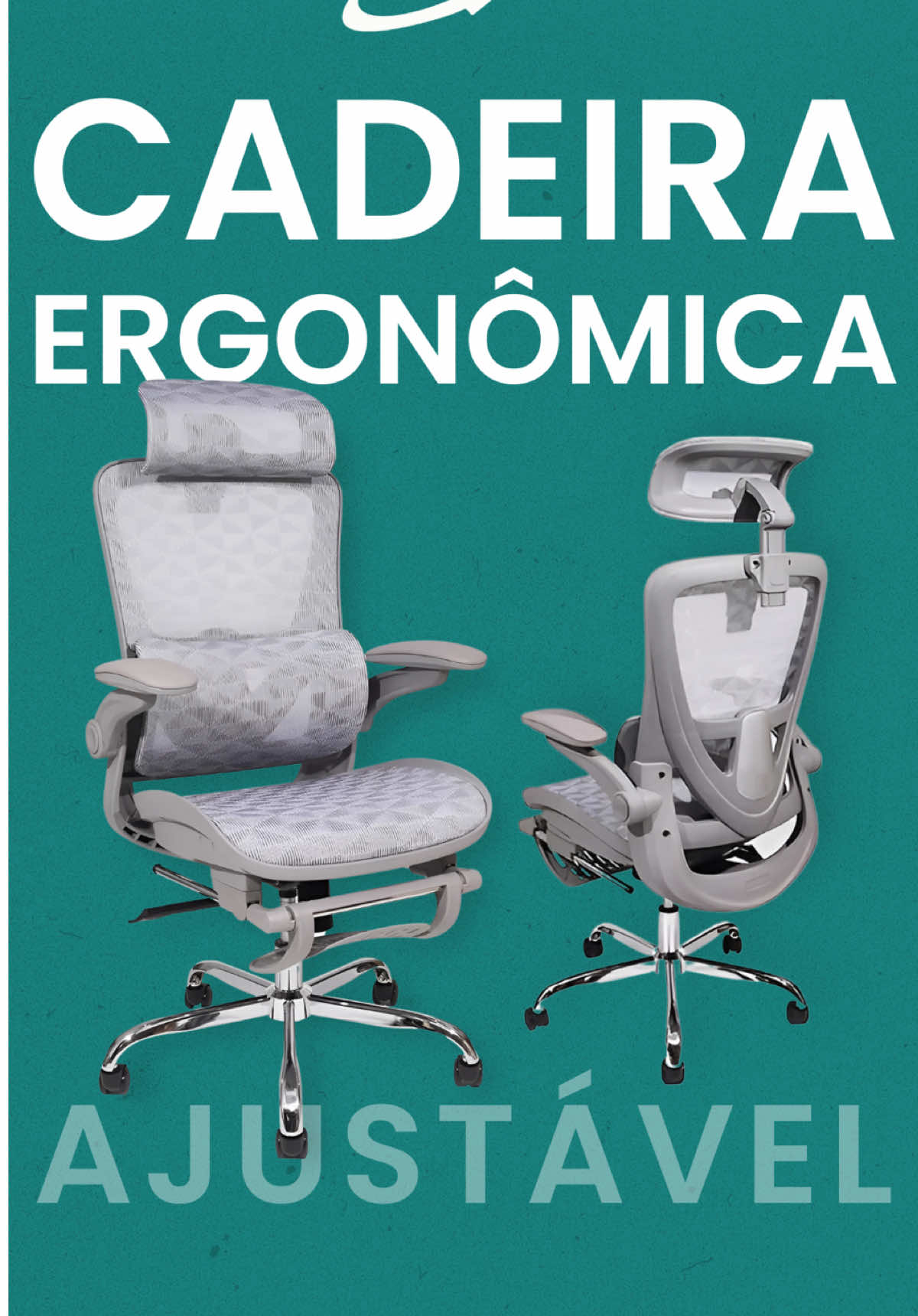 😣 Se você sente dor nas costas depois de trabalhar o dia todo sentado(a), essa cadeira é para você!  Ela possui uma estrutura ergonômica que pode ser facilmente ajustada ao seu corpo proporcionando máximo conforto para o seu momento de trabalho ou estudo 💺 e seu material é respirável, e mantendo confortável até nos dias mais quentes! 💆‍♂️ 💬 Comente agora 
