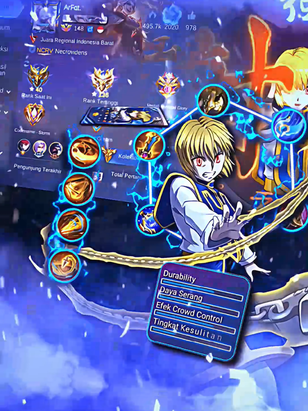review skin kurapika 😋🤙 ~ preset : https://alightcreative.com/am/share/u/V5C5uyjBuwYpLqAJCqLcuvOIvmZ2/p/UH7MHiiOwr-84a020279f702627 ~ sound : @Troublemaker `Neverdie🎶  #presetgameplay #presetgameplayml #cchd #mlbb #arfat_id #julian 