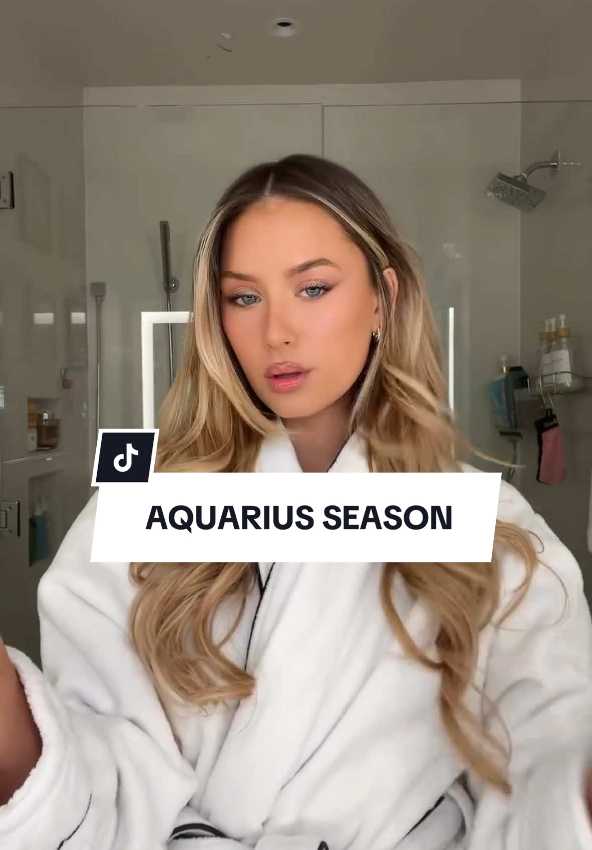 Aquarius season with @Lauren Tiby ♒️💗 Save this cute content idea to do when it's your birthday 🕯️🍰 #revolve #bday #bdaymakeup #transitions #candle #makeup #glam #aquarius #aquariusseason #content #contentidea #trends #beauty 
