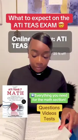 ATI TEAS MATH BREAKDOWN 🤯 #atiteas #teas7 #fyp #jakaralewismath #prenursing #teastest 