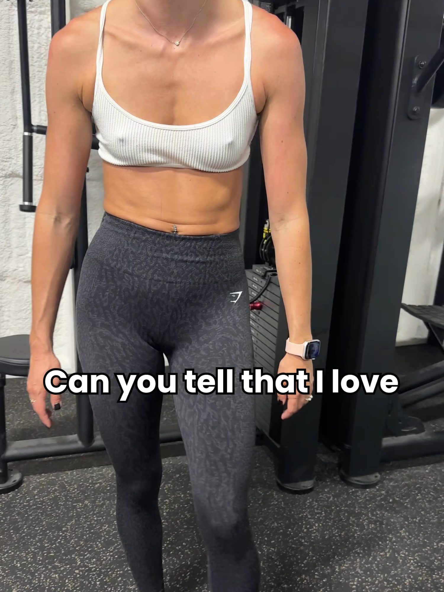 I’m always getting pumped in the gym!