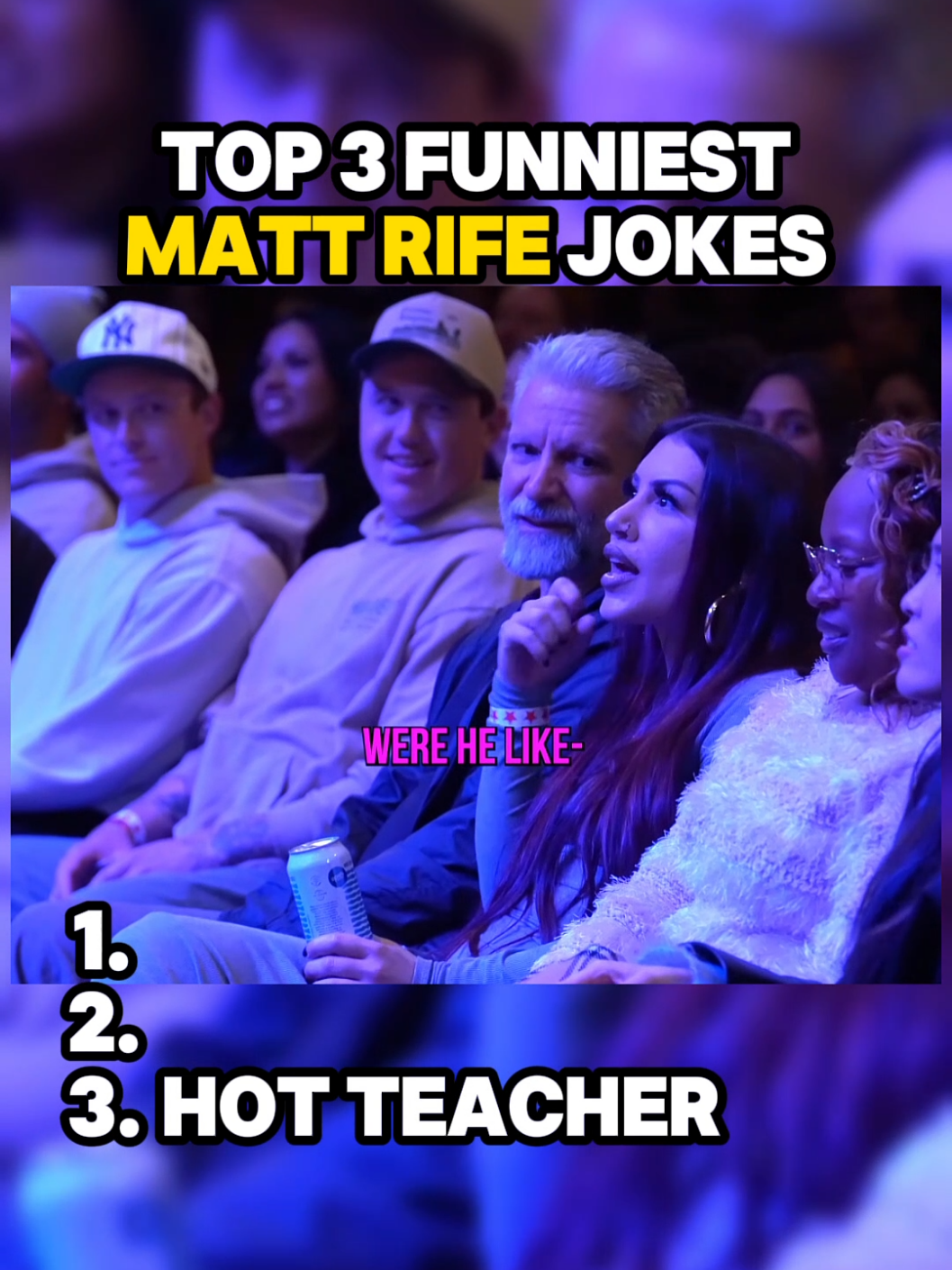 Matt Rife has crazy jokes 😂 #mattrife #comedy #standup #standupcomedy #crowdwork #improv #funny #fyp #xybca 