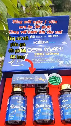 Kẽm Boss Man ( hộp 3 lọ 90 viên )#kẽm #kembossman #trending #xuhuongtiktok 