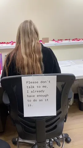 The chairs have spoken..🤫📝🚫 #officehumor #donttalktome #busy #workmode #funnyvideo #alexandermedical 