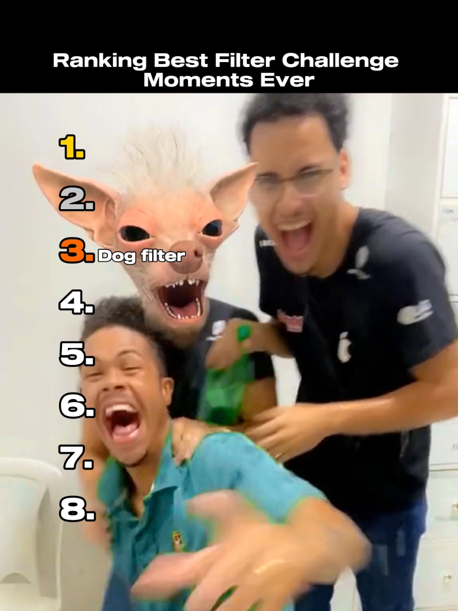 The last one is crazy... 😂😂😂 #filterchallenge #trynottolaughchallenge #ranking #memes #usa🇺🇸 