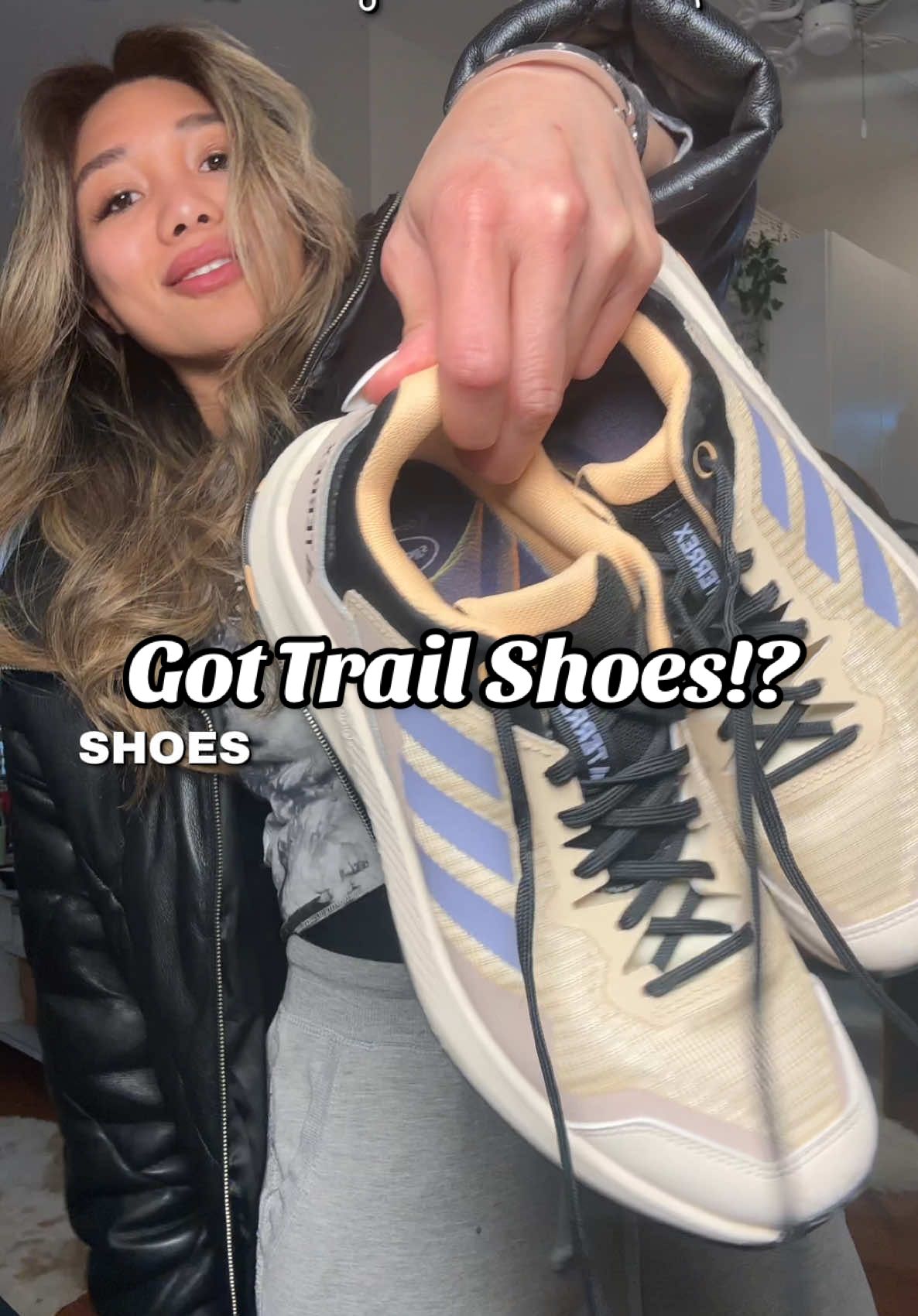 Lil hack so you don’t fall while you’re running outside 😅