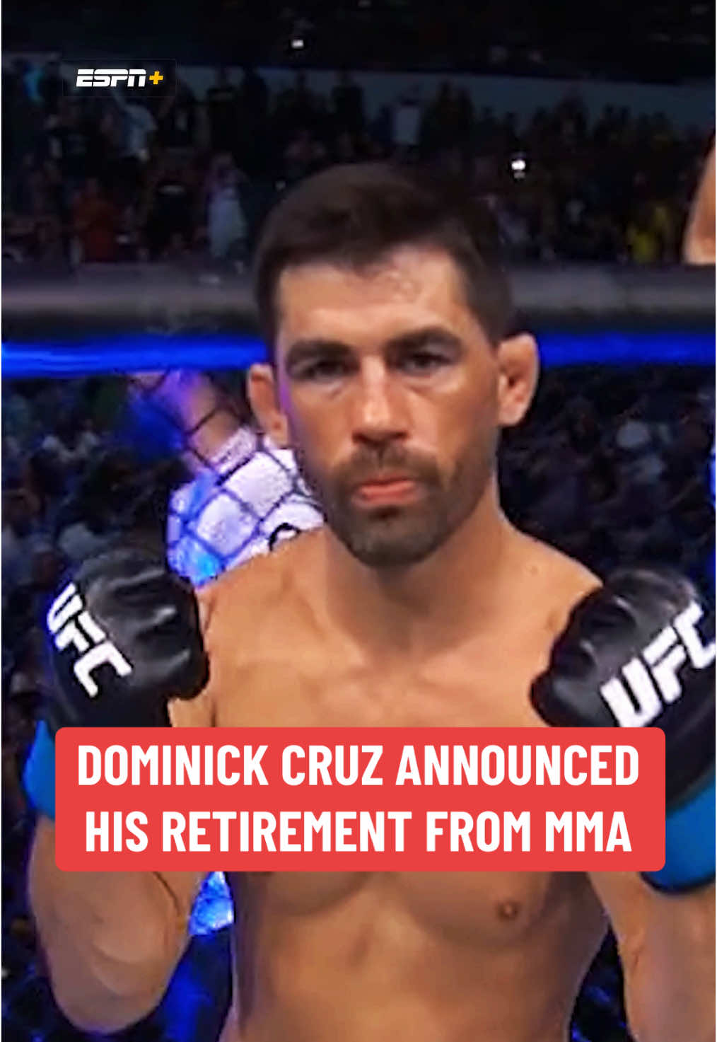 Former two-time #UFC bantamweight #champion #DominickCruz announced his retirement from #MMA due to two shoulder injuries, he announced on social media. #UFC312 #combatsports #retirement 