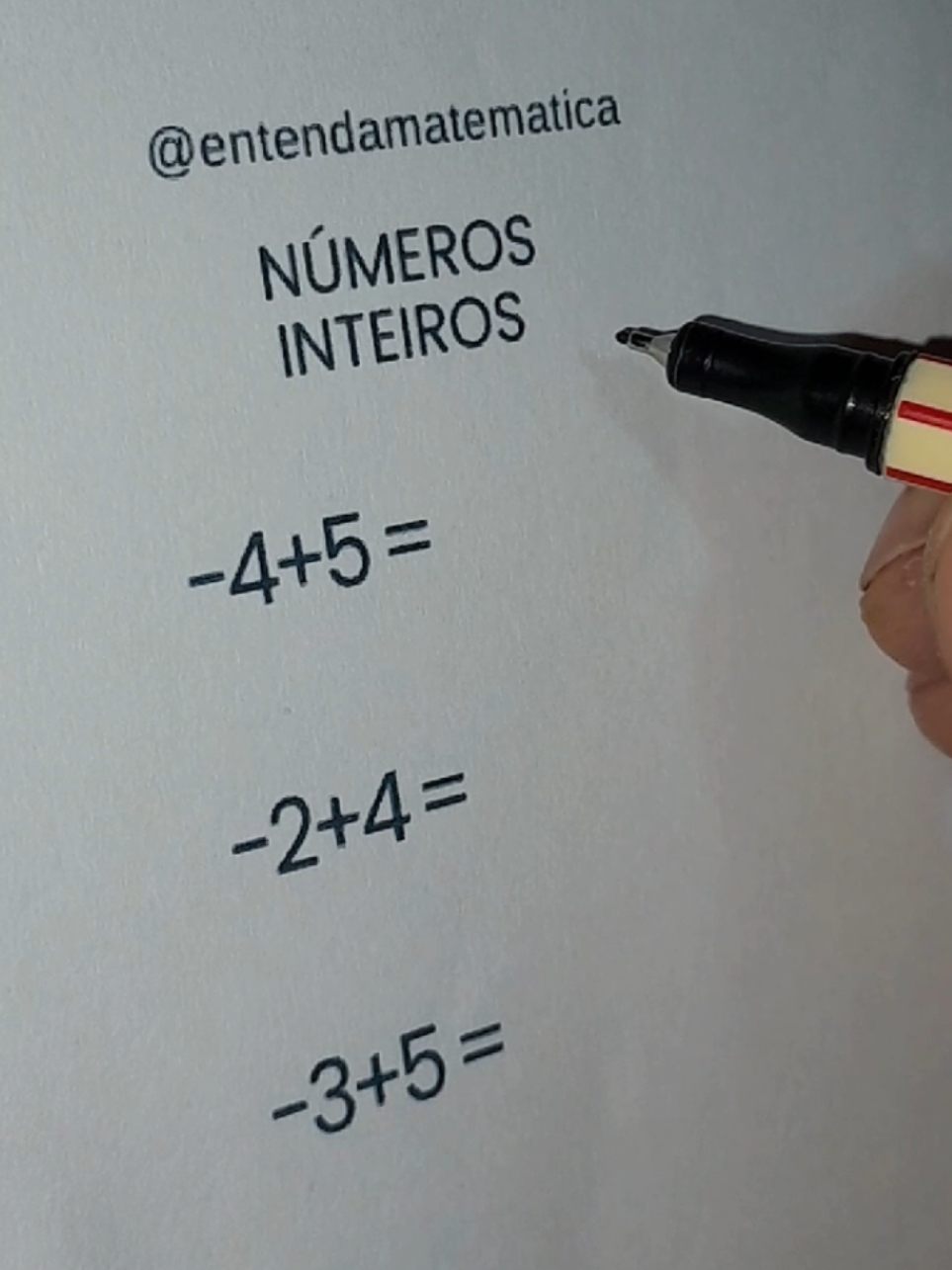 Números inteiros  #matematica  #enem  #agoravocêsabe  #maths  #mathematics 