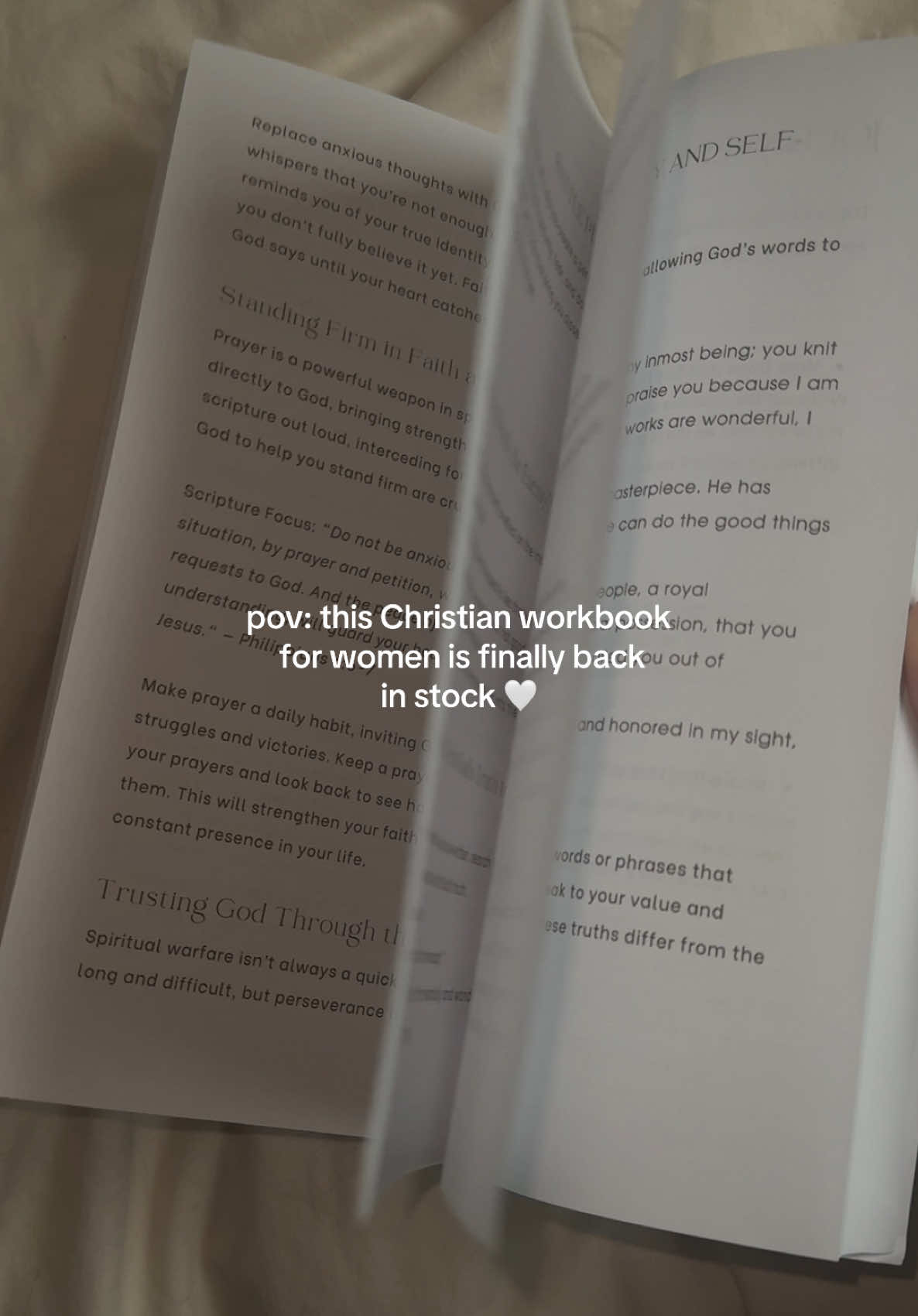 Our Christian Girl Energy Journal is BACK IN STOCK! 🫶🏻 #womenofgod #christiantiktok #proverbs31woman #ChristianGirl #ChristianSelfLove 