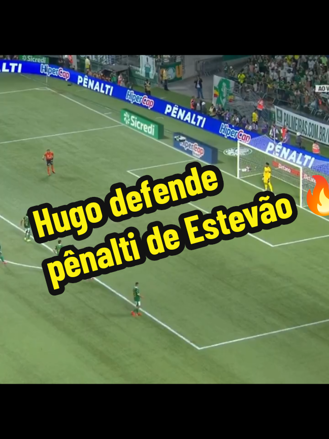 Hugo defende pênalti de Estevão 🔥 #vaicorinthians #corinthians #fouryou #gol #sccp #sccp1910 #gavioesdafiel #bandodeloucos #depay #brasil #neto #craqueneto #palmeiras #derby #paulistao #hugosouza #yurialberto 