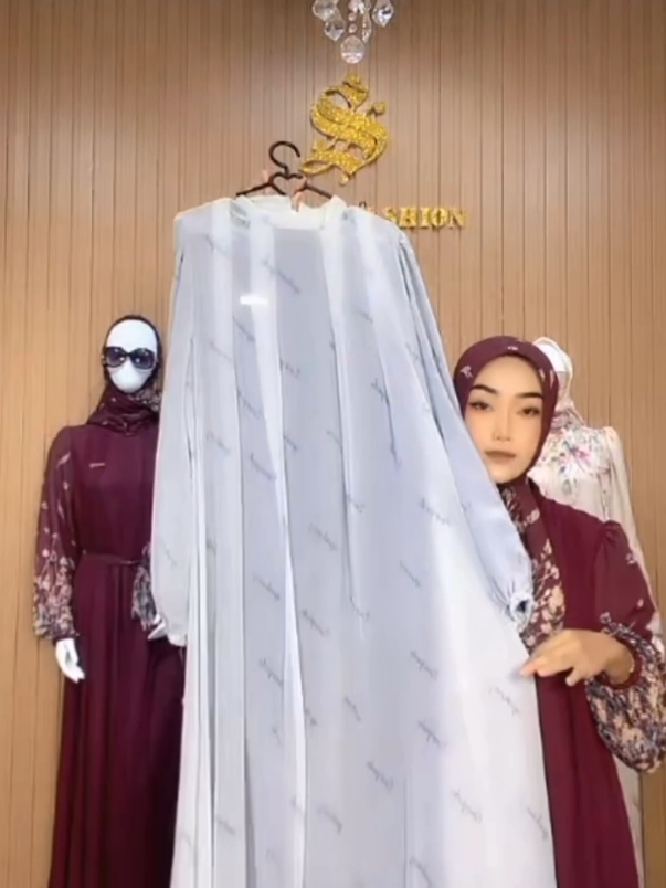 (FREE HIJAB) ZHAFIRAH SIGNATURE DRESS GAMIS WANITA KEKINIAN CERUTY BABY DOLL PREMIUM