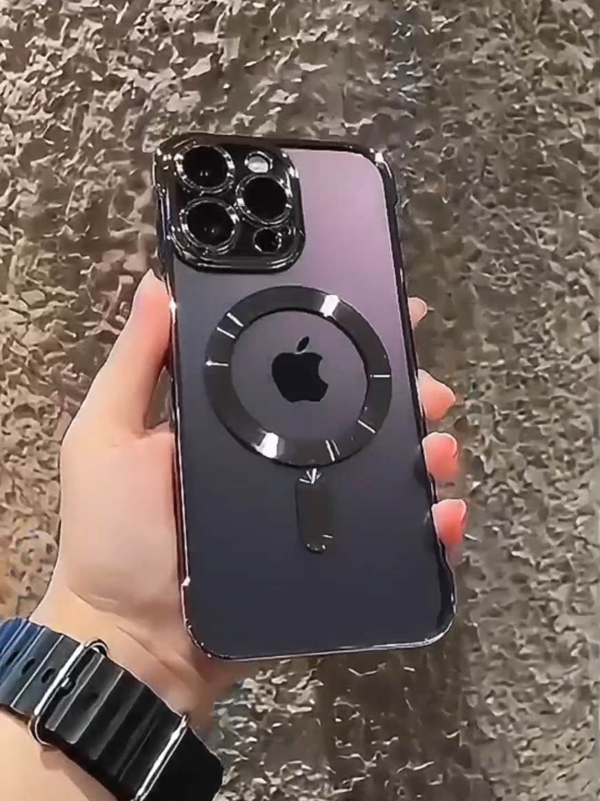 Transforme seu iPhone com Elegância com a capa magnética de luxo.#Achados #iPhone #CapaDeLuxo #Estilo #Proteção  