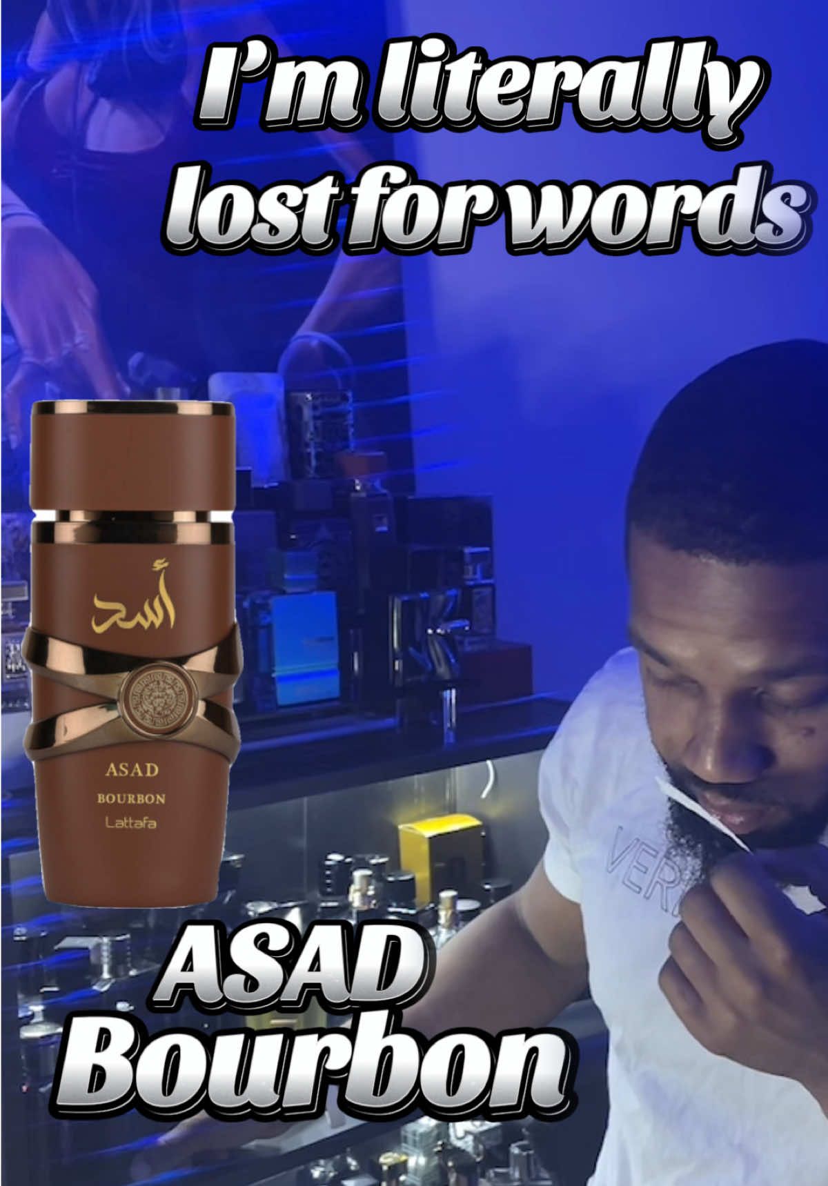 First impression Asad Bourbon from @Lattafa Perfumes @BeautyHouse US had me Lost for words .. very nice date night vanilla masculine fragrance .. #creatorsearchinsights #lattafa #asadbourbon #fragrance #colognes #fragrancetiktok #fypシ #fyp 