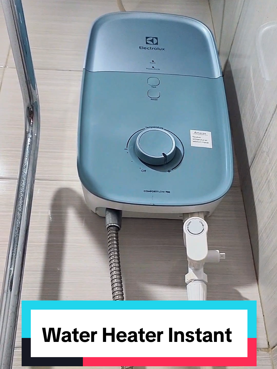 Water heater instant, ga sampai 1 menit langsung panas