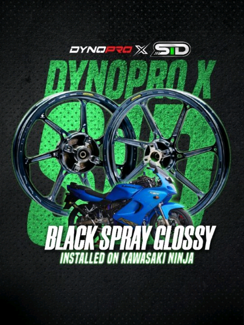 Velg keren DynoproXSID ini sekarang udah bisa dipasang di Ninja kamu! 😎🏍️  Tersedia dalam berbagai varian warna, tapi stoknya terbatas! Jangan sampe kehabisan! ⚡ 💡 Spesifikasi setup di Ninja RR ini: ✅ Ban depan & belakang: 100/70 (bukan Pirelli, masih ban biasa) ✅ Piringan belakang: 230mm + caliper PNP Brembo 4 piston ✅ Piringan depan: Lubang 4 Yamaha Flat Siap bikin Ninja kamu makin kece? Langsung order sekarang! 🚀🔥 #DYNOPROXSID #DYNOPRO #VelgRacing #ModifNinja #NinjaRR #Ninja2Tak #2StrokeLovers #MotorSportIndo #Velgcustom #ninjaindonesia 