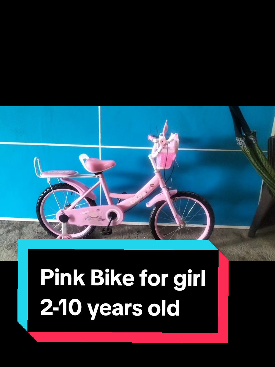 Pink Bike for girls 2-10years old highly recommend ko to sa inyo mga mare bukod sa sobrang mura napakagood quality pa, deserve na deserve to ng anak nyo.. pwede nya to gawing service sa school mare kaya check out na.👇 #pink #bike #bikeforgirl #complete #accessories #gears #trending #budolfinds #tiktokshop #tiktok #tiktokaffiliate #newaffiliate #foryou #fyp 