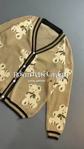setebel dan selucu ini cuma 80 ribuan?? 👀🧸🤎✨ #cardigan #cardiganrajut #cardiganoutfit #cardiganmurah 