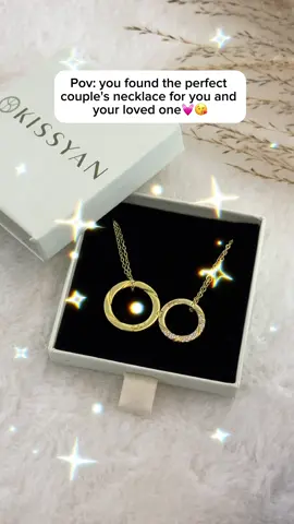 Get your partner this magnectic couple necklace for Valentine’s day！#kissyan #kissyanjewelry #necklace #valentinesdaygift #giftideas #happyvalentinesday #tiktokshoploveatfirstfind #couplenecklace #lovegift #magneticnecklace #yourloved #lovegift #couple 