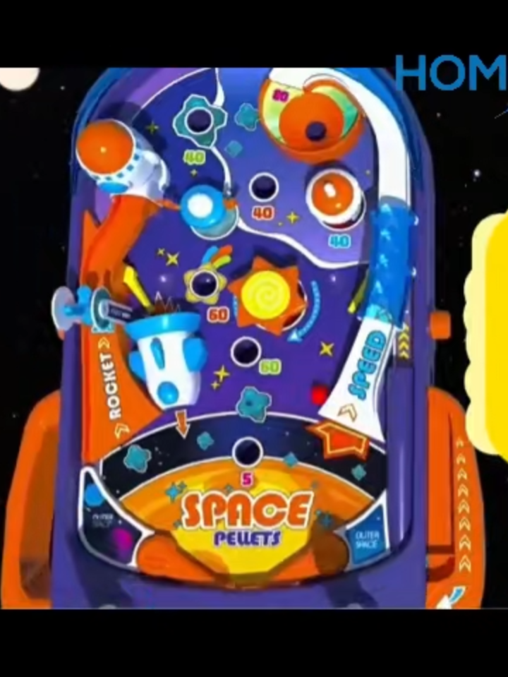 HOMIE PACHINKO Space Odyssey Pinball Machine Children Interaction Sturdy Marbles Game Ages 3-6 Product Features: 🔹 Durable Material 🔹 Portable Design 🔹 Interactive Play 🔹 Exciting Challenges 🔹 Bright Space Theme 🔹 12 Colorful Marbles Benefits: ✨ Educational Fun: Promotes hand-eye coordination and cognitive skills while keeping children entertained. 🎉 Family Bonding: A great way for parents and children to interact and enjoy quality time together. 🌟 Stress-Free Travel Entertainment: Compact size makes it ideal for road trips, parties, or quiet indoor play. 🧠 Montessori-Inspired: Encourages independent problem-solving and tactile learning. 💼 Easy Storage: Designed for convenience with built-in marble storage. #HOMIEPinball #SpaceOdysseyGame #InteractivePlay #EducationalToys #MontessoriInspire #ParentChildBonding #TravelFriendlyToy #HandEyeCoordination #KidsDevelopment #PortableGame #PinballGame #KidsGame #Homie #BoardGame #BirthdayGift #ParentChildGame #Pinballs #Pinball #Game