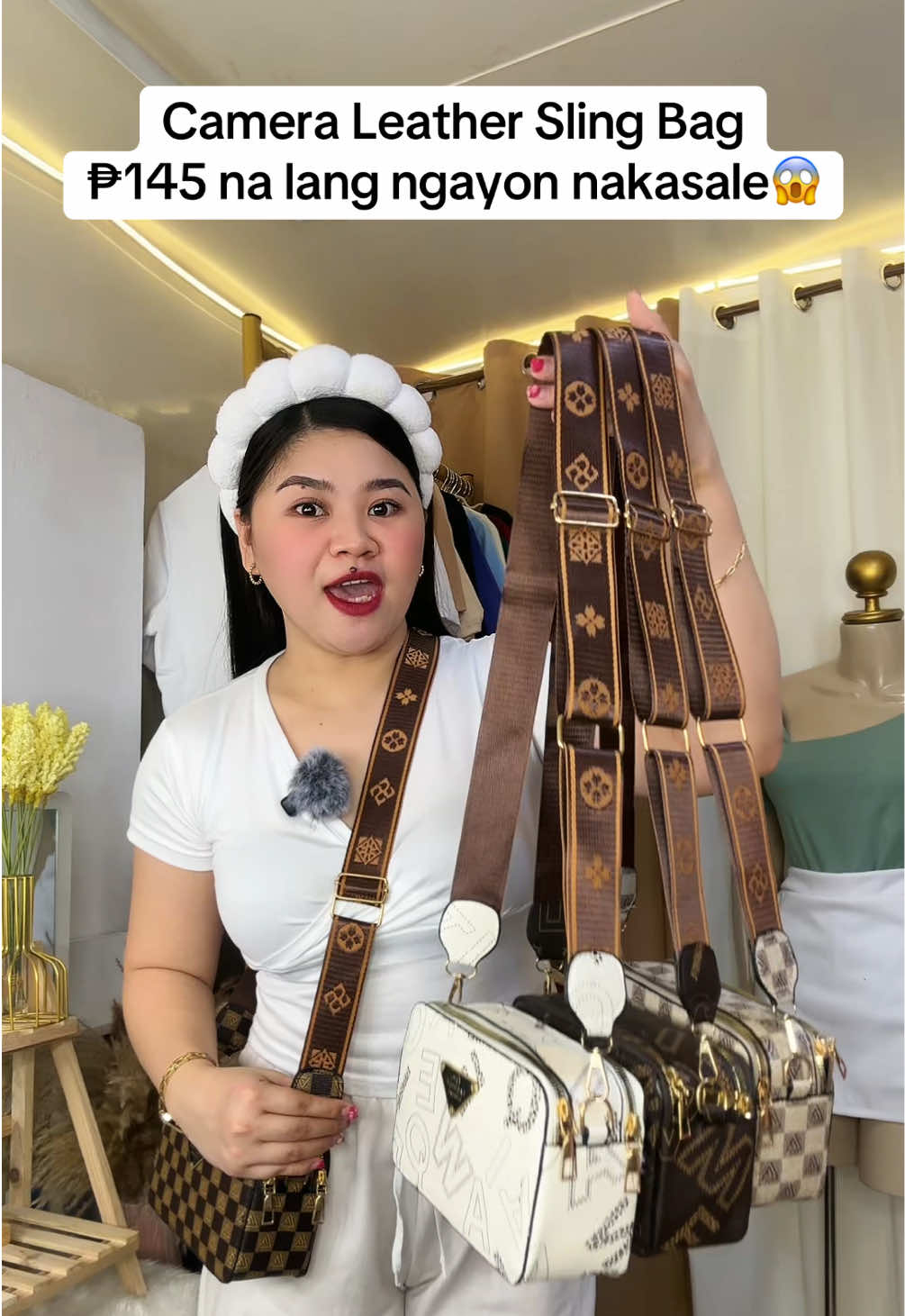 Finally may stock na ulit grabe nakasale pa din itong camera leather sling bag from mumu ph ₱145 na lang😱#camerabag #leatherslingbag #slingbag #mumubag #leatherbag 