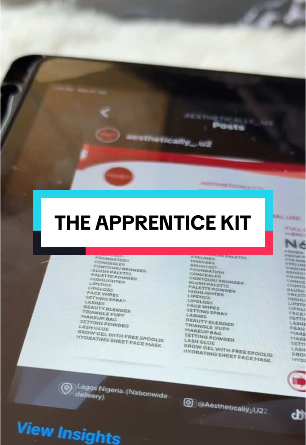 This kit is the best for someone who wants to start learning makeup as a trade and is on a budget👌🏽 Click the link in bio to see the list of items in our APPERENTICE KIT and to make a purchase 🛍️🛒 #aestheticallyu #makeupkit #affordablemakeup #fyp #valentinegiftideas #creatorsearchinsights #makeupforbeginners #makeuphaul #makeuptok #affordablemakeupkit #giftideasforher #makeuphacks  Upcoming makeup artists Makeup Kit for beginners  Apprentice  Money making skills  Beauty business  Best affordable products  Aesthetically U