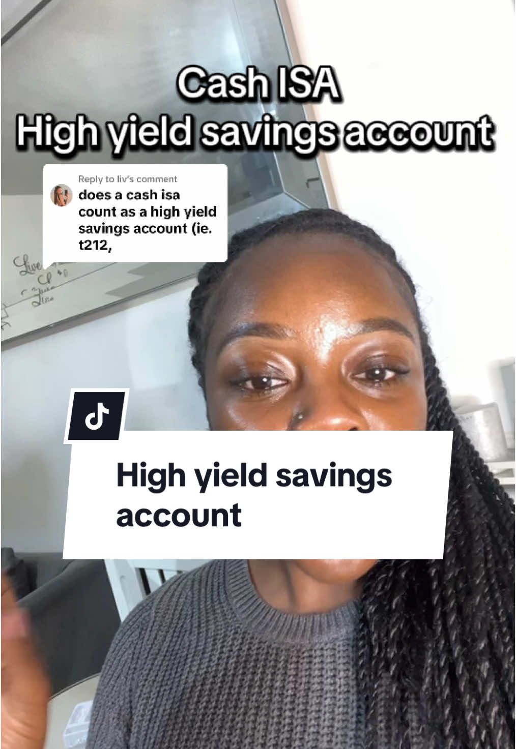 Replying to @liv  . . . #PersonalFinance #notfinancialadvice #investingforbeginners #investing #financetiktok #money #moneytok #savings #cashisa #highyieldsavings 
