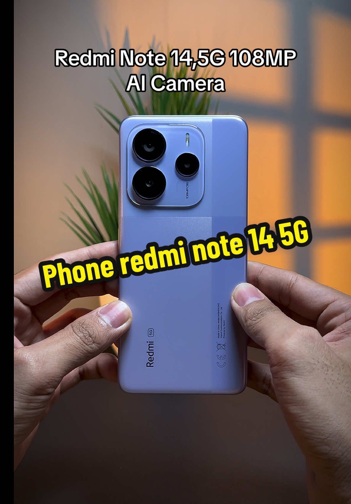 Redmi Note 14, 5G datang dengan AI Camera 108MP and 20MP Camera Depan, battery 5100mAh  CPU Dimensy 7025-Ulta 2.5GHz #redminote14 #smartphone #redmi #xiomi 