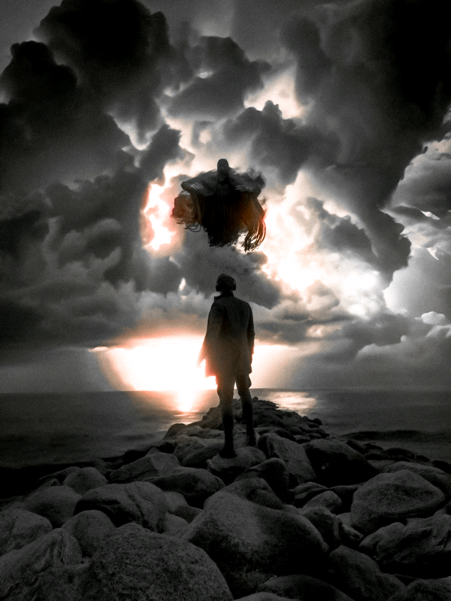 💀: Any last words?  Me: You're late! 😊 #cinematic #ocean #editing #sunset #fyp 