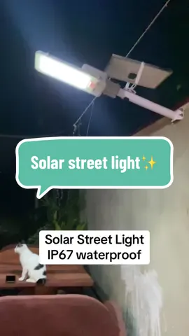 Worth it ang bayad. Ang ganda ng quality ng solar street light na to! #solarstreetlights #ip67waterproofsolarlight 