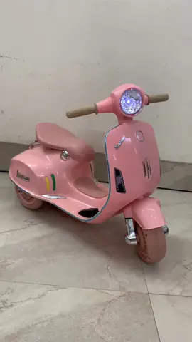 Xe máy điện vespa cho bé 1-5t có chân ga và đèn nhạc , tải trọng 50kg #xuhuong #xuhuongtiktok #xedochoi #xechobe 