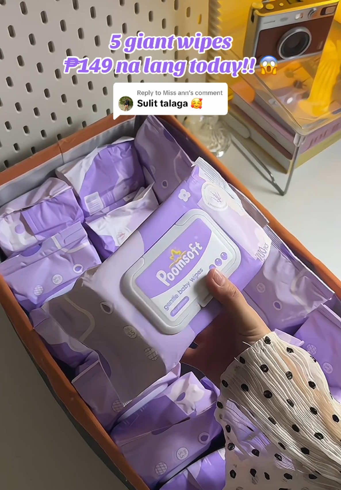 Replying to @Miss ann Check out kana sinasabi ko sayo habang naka flash sale pa! 😱 #poomsoft #poomsoftwipes #flashsale #fyp #fypage #fyppppppppppppppppppppppp 