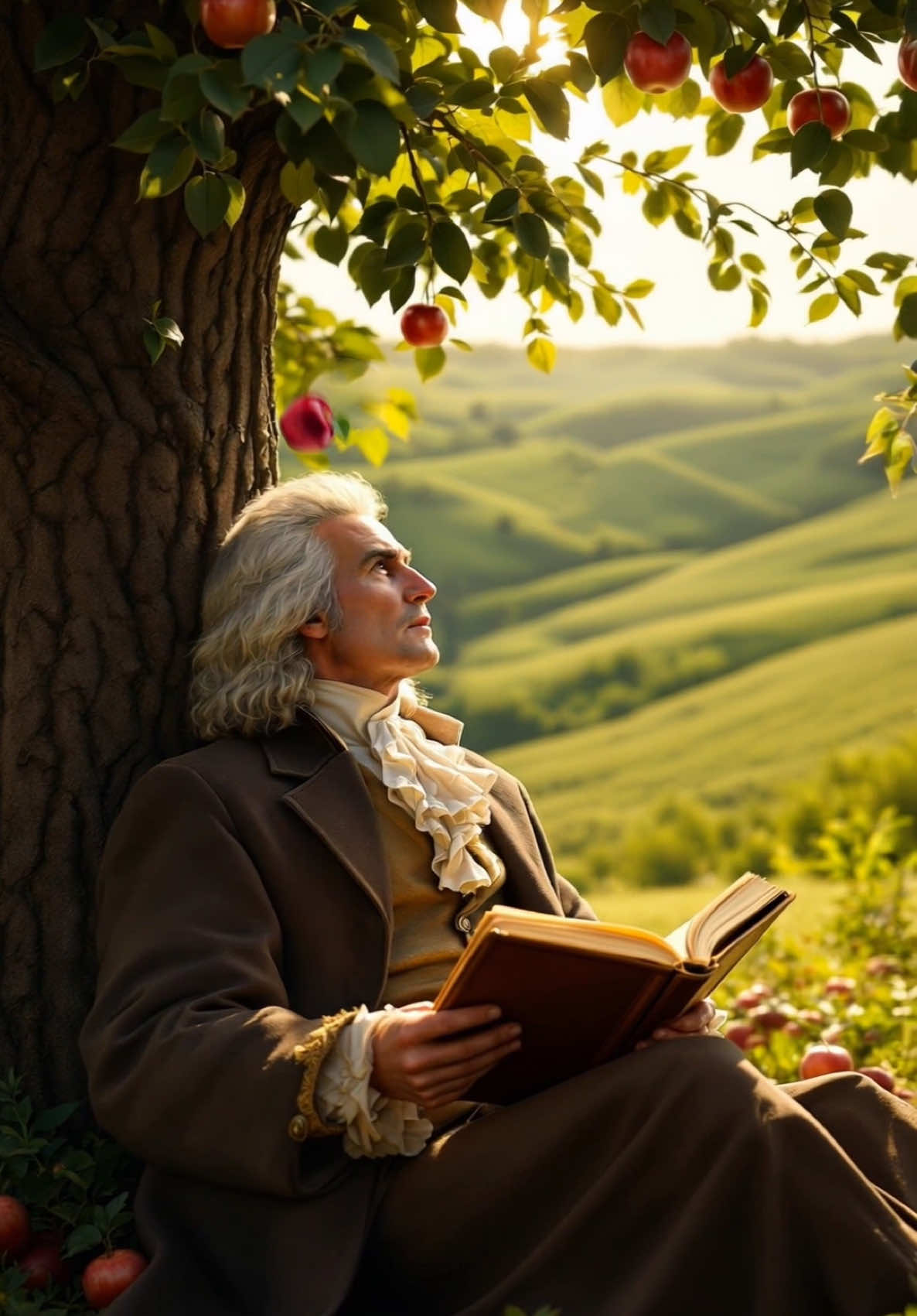 What if gravity was not invented 💀🤣 ISAAC newton just eat the apple without thinking! Gravity and other newton laws would not be invented, this was my dream once.  #aivideo #ai #funny #tiktok #viralvideo #viral 