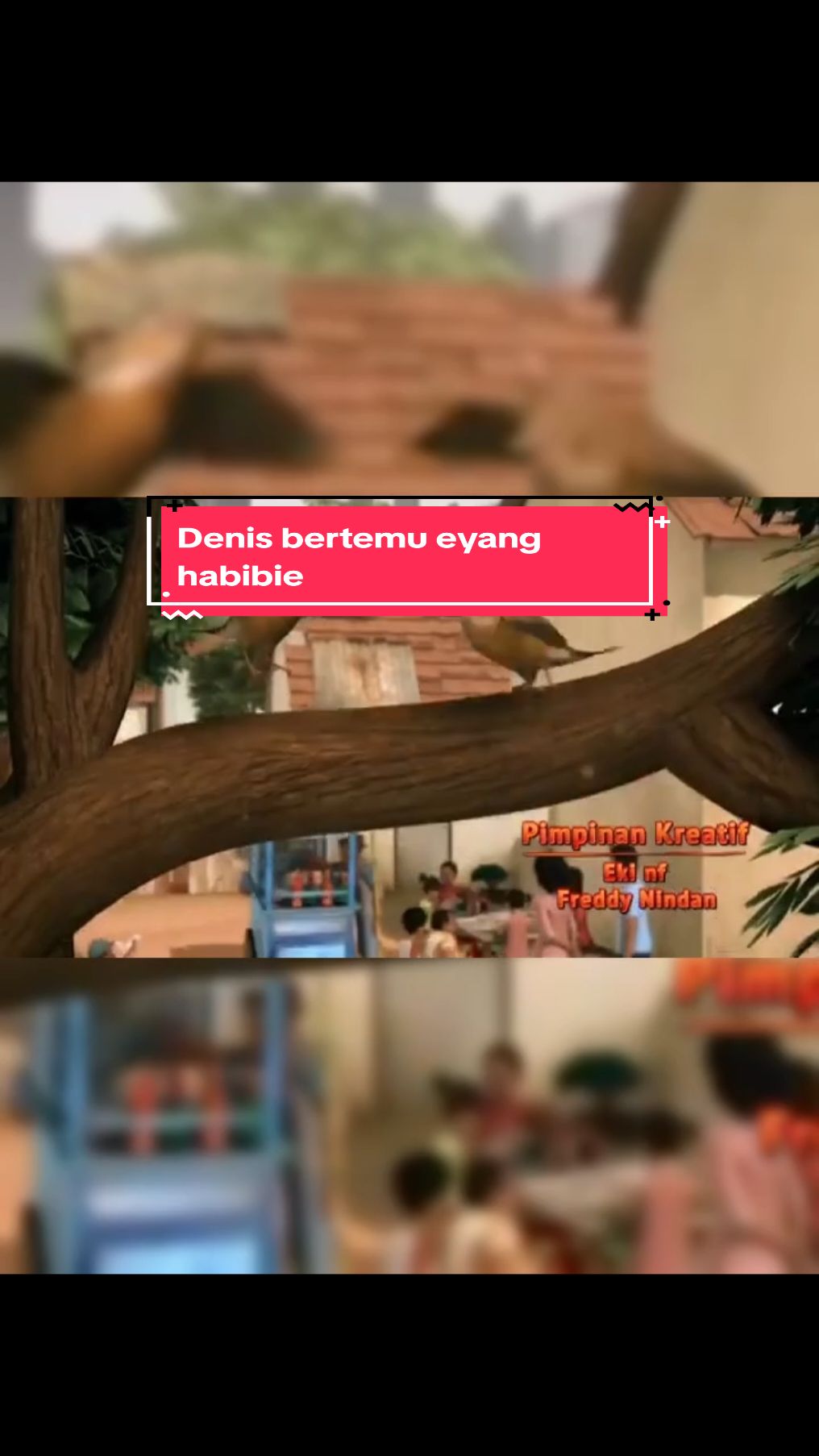 Denis bertemu eyang habibie#fyp #aditsopojarwo #kartun #4upage #habibie #kartunlucu 