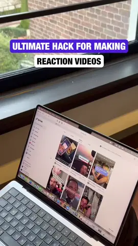 How to make reaction videos using just your iPhone #reactionvideos #editinghacks #iphone #videocreator