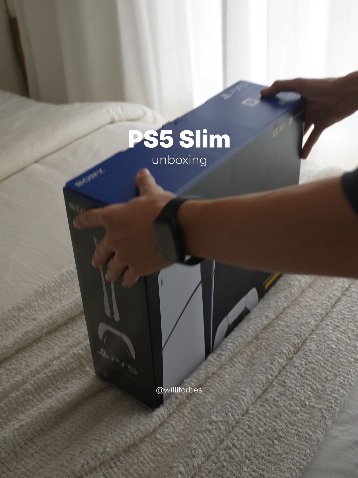 Finally back! New content coming soon. #unboxing #willlforbes #techwithwilliam #tech_with_william #ps5 #ps5slim #ps5unboxing #techtok #techunboxing #apple #fyp