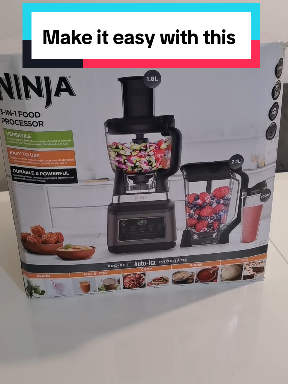 3 in 1 food processor, this makes your cooking easy #foodprocessor #tiktokmakemebuy 