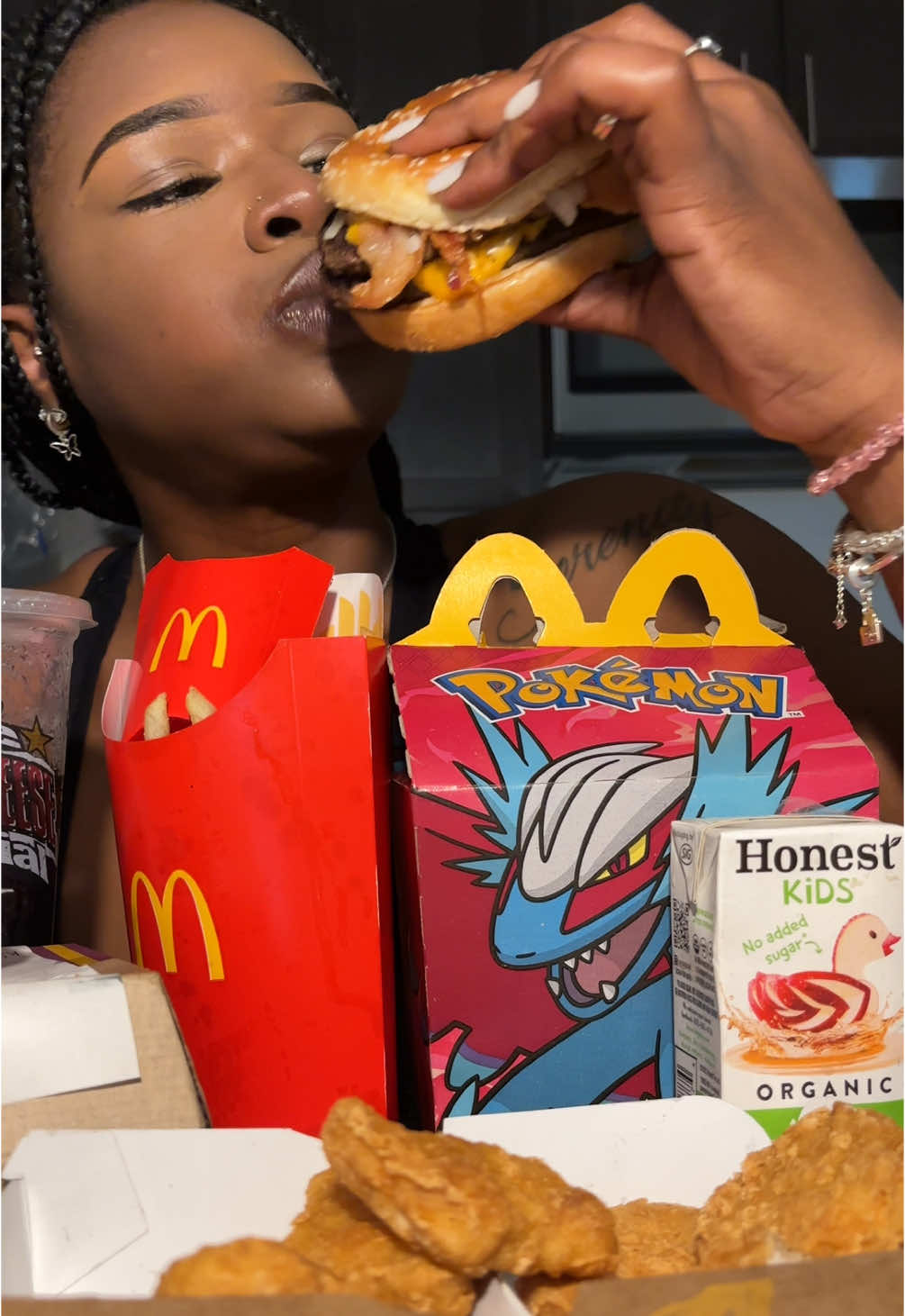After Gardening Snack 😮‍💨🫶🏾 ASMR McDonald’s Mukbang #foodtiktok #foodies #FoodTok #mcdonalds 