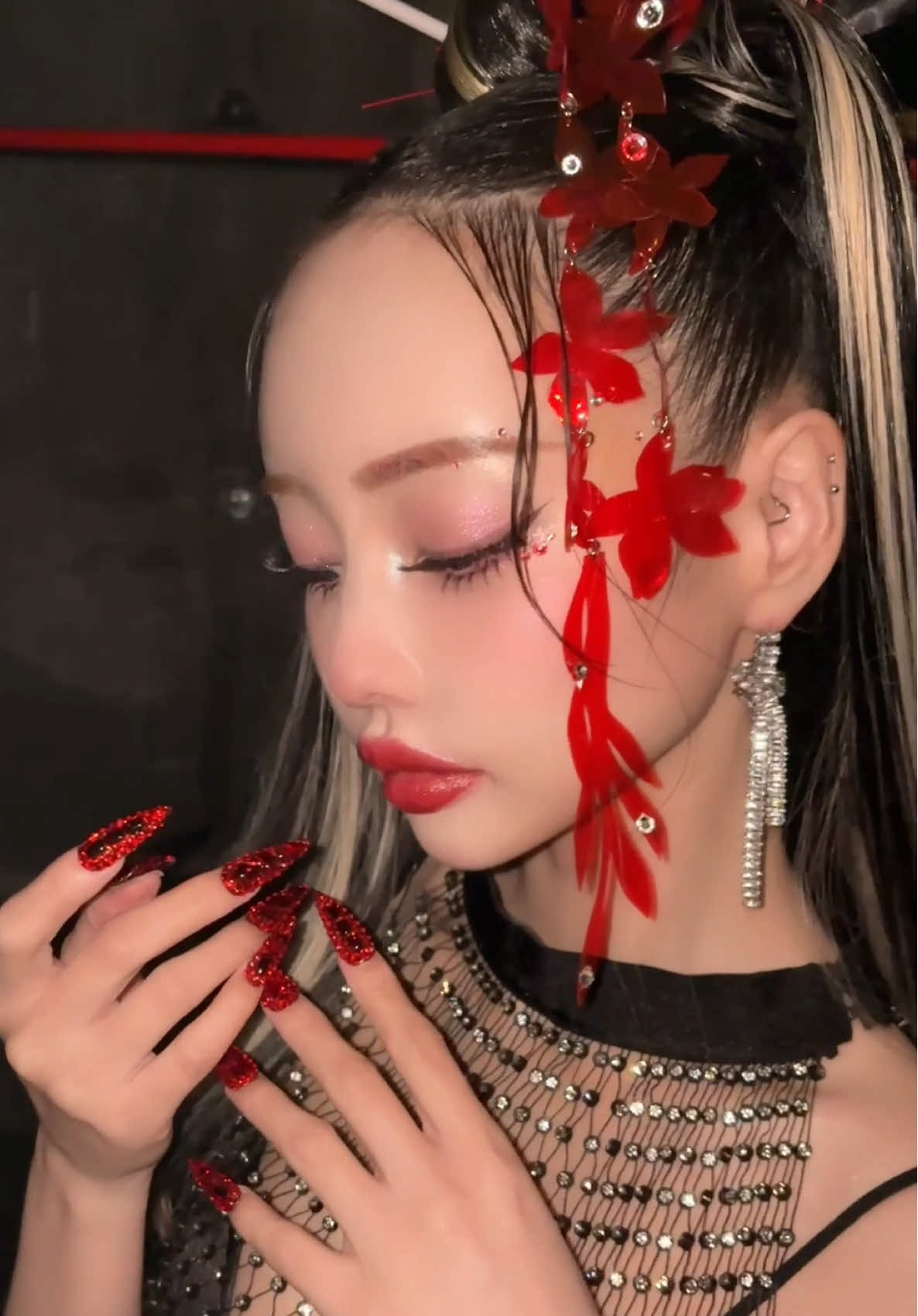 中村里砂ちゃんヘアセット🎀🩷🪽 去年のヘアショーの♡  ヘアメイクby SAYAKA #ヘアメイク #ヘアメイきく#セット#ヘアセットー