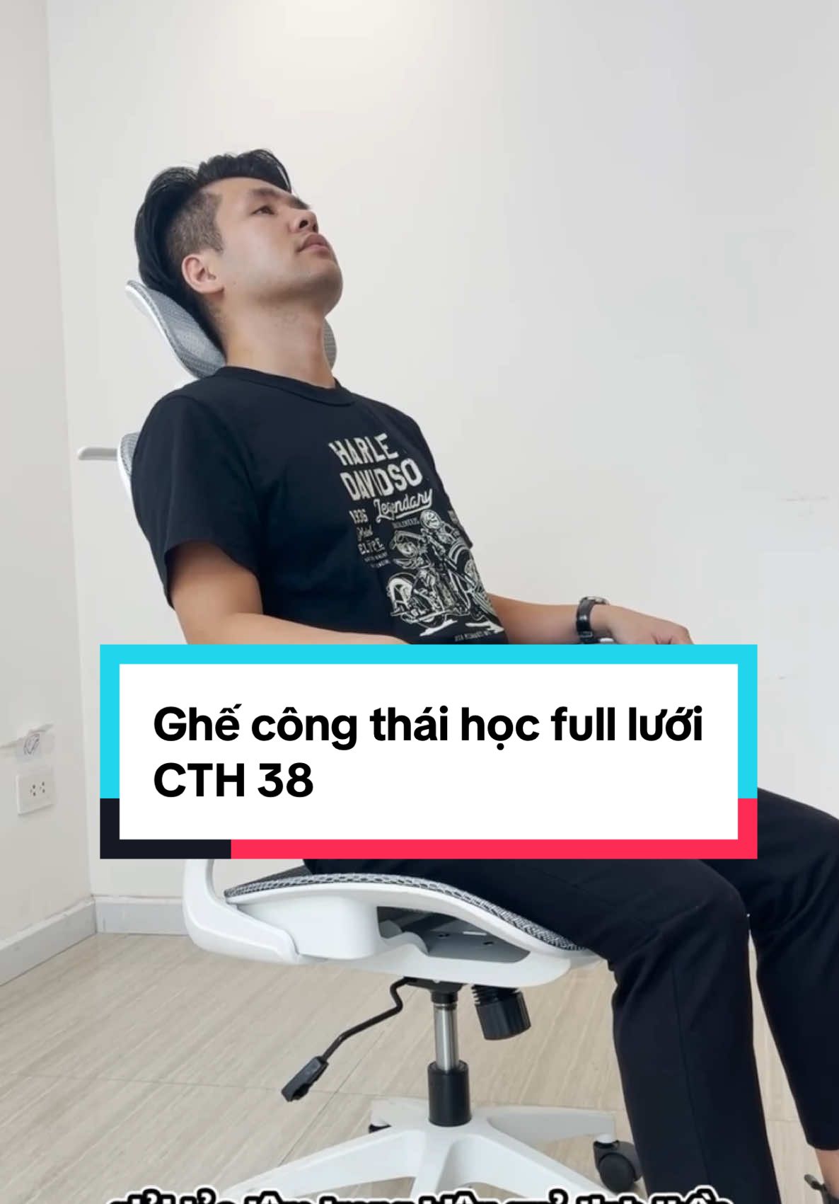Ghế công thái học full lưới CTH 38 👇👇 #tongkhoghevanphonganzani #xuhuongtiktok #ValentinesDay #ghevanphong 