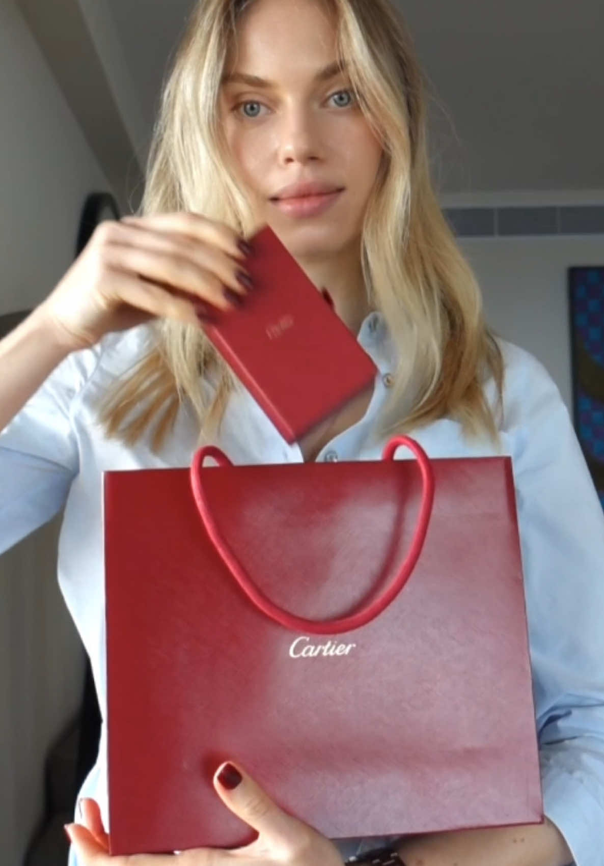 #cartier #unboxing #cartiertrinity #cartiertrinitybracelet #cartiertrinityring 