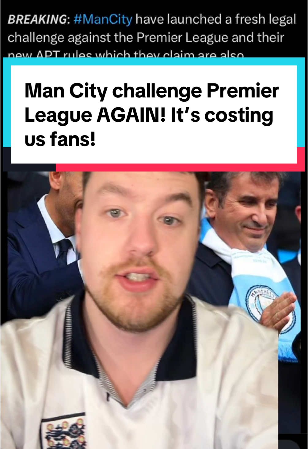 Man City challenge Premier League AGAIN! It’s costing us fans! #mancity #manchestercity #mcfc #PremierLeague #arsenalfc #liverpoolfc #manchesterunited #chelseafc #rorytalksfootball 