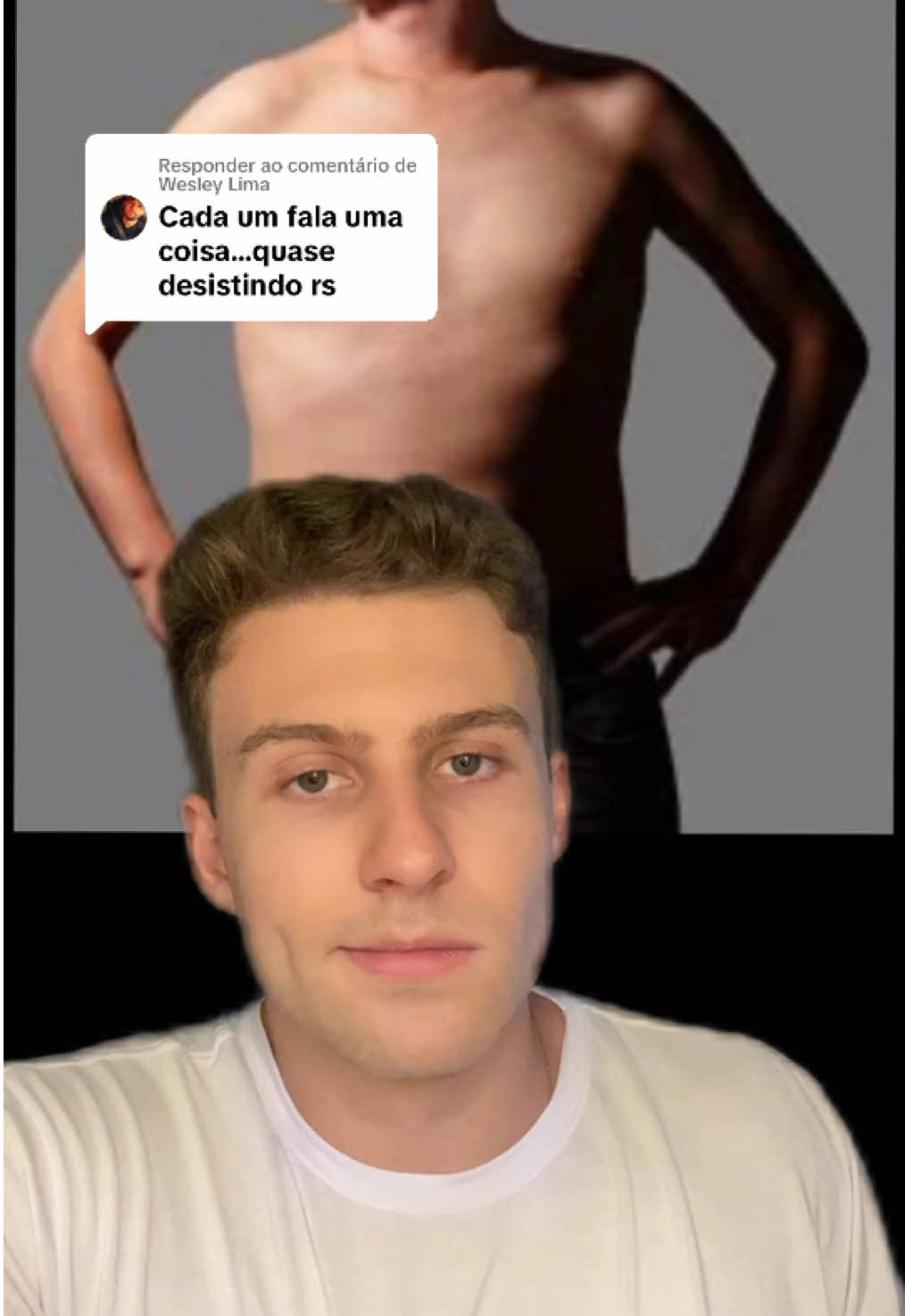 Respondendo a @Wesley Lima  um falso magro provavelmente come menos do que deveria, mas tudo errado, aí não tem força pra treinar e nem sabe treinar certo, aí não funciona #falsomagro #emagrecimento #deficitcalorico 