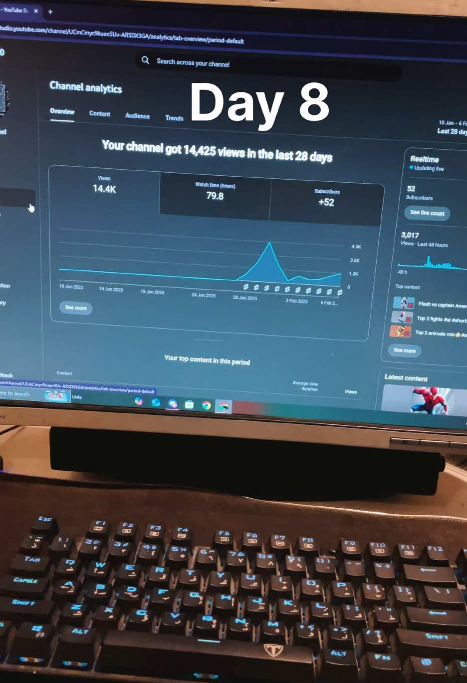 Day 8 YouTube automation #fyp #youtubeshorts #youtubeautomation 